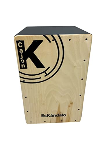 Cajon Flamenco EsKandalo Estudio (TAPA NATURAL)