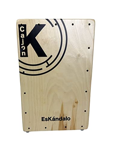 Cajon Flamenco EsKandalo Estudio (TAPA NATURAL)