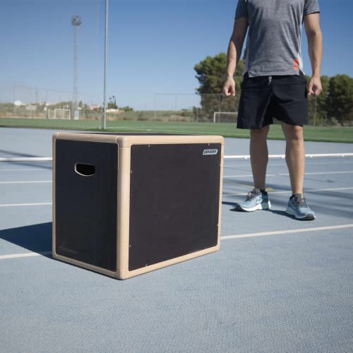 Cajón Pliometrico Titan | Antideslizante | Entrenamiento Crossfit, Plyo Box, cajón para Saltos (L (76x60x50cm))