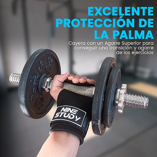 Calleras para crossfit para gimnasio sin agujeros y cross training - Guantes unisex para hombre y mujer de microfibra con almohadilla para agarre y protector de mano