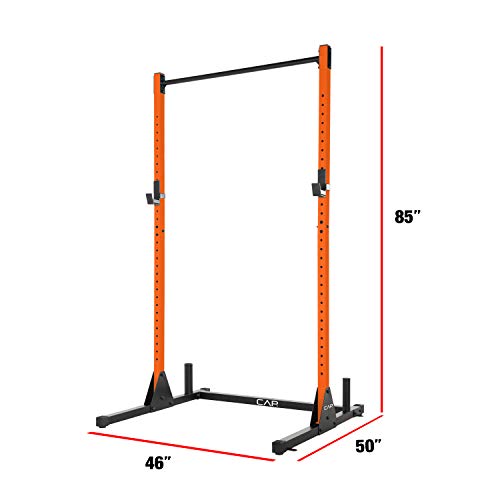 CAP Barbell FM-905Q-OR Cap-Estante de energía para Ejercicio, Unisex Adulto, Naranja, Power Rack