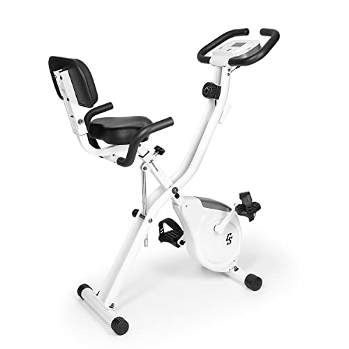 Capital Sports Azura 2 Bicicleta Estatica Plegable, Ejercicio en Casa, Bicicletas Estaticas Spinning Magnéticas para Hombres y Mujeres con Asiento, Bicis Estaticas Pleglables con Soporte Tablet