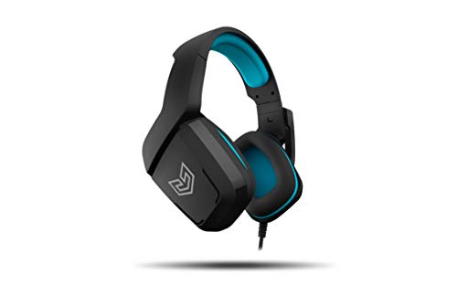 Cascos Gaming BG Radar - Auriculares con microfono, Sonido Stereo, Altavoces 40mm, Diadema Ajustable, Micro abatible, USB, Compatible PC, PS4, PS5, XBONE One, Nintendo Switch, Negro