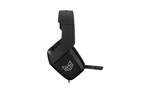 Cascos Gaming BG Radar - Auriculares con microfono, Sonido Stereo, Altavoces 40mm, Diadema Ajustable, Micro abatible, USB, Compatible PC, PS4, PS5, XBONE One, Nintendo Switch, Negro