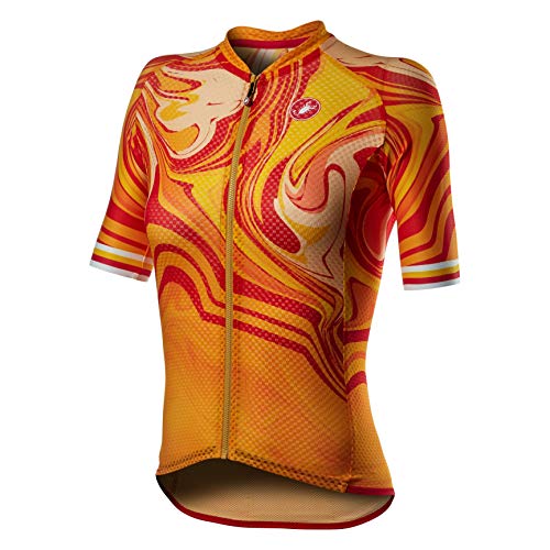 CASTELLI Climber's 2.0 W Jer. Camiseta Larga, Mujer, Saffron, XS