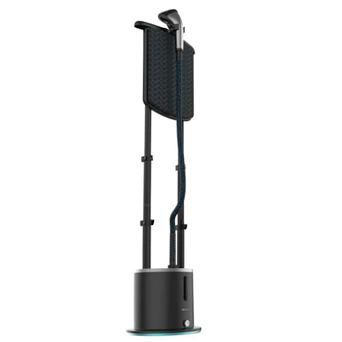 Cecotec Centro de planchado vertical IronHero 2000 Vertical Station, 2000W, Vapor continuo de 47 g/min, Depósito extraible 1,7L, Fast Steam, 5 Programas, Precision Tip, Ruedas 360º