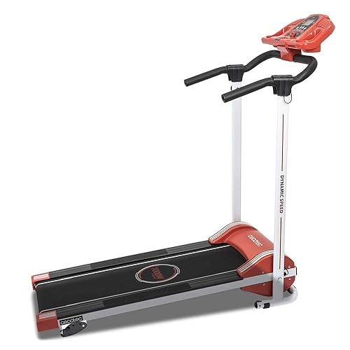 Cecotec Cinta de Andar Plegable Runfit Step - Red Series X. 1,36 CV, 1 a 10 Km/h, 12 Programas Predefinidos, Panel de Control LED, Superficie de Carrera 98 x 36 cm, Ruedas de Transporte