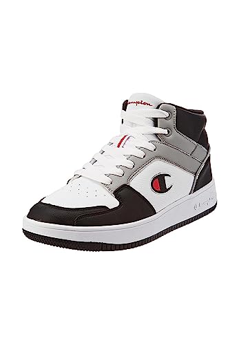 Champion Rebound 2.0 Mid, Zapatillas Deportivas Hombre, Bianco Grigio Nero Ww014, 41 EU