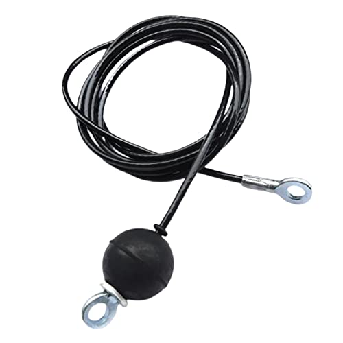 chiwanji Cable de polea de Fitness, Cable de Gimnasio de Repuesto, Cable de Acero para Fitness, Cuerda Gimnasio Alambre Resistente Poleas para Cables Máquina Accesorios Gym - Fijo 1,4 m