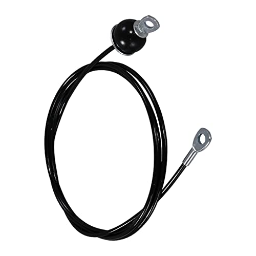 chiwanji Cable de polea de Fitness, Cable de Gimnasio de Repuesto, Cable de Acero para Fitness, Cuerda Gimnasio Alambre Resistente Poleas para Cables Máquina Accesorios Gym - Fijo 1,4 m