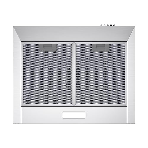 CIARRA CBCS6201 Campana Extractora Cocina 60cm 370m³/h 70W Clase A - 3 Velocidades de Extracción -Luz LED - Acero Inoxidable