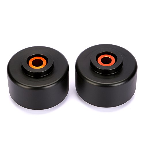 CICMOD Topes Anticaída de Ruedas Fork Wheel Frame Slider Crash Protector para 125/200/390 Duke Motocicletas, Delantero y Trasero