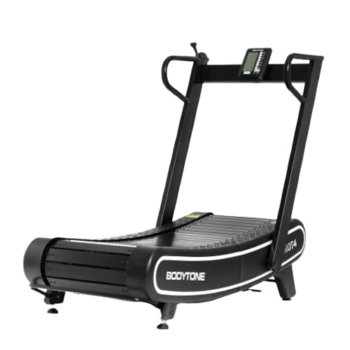 Cinta de Correr Curva Plegable Pantalla LCD. Maquina de Correr Plegable con Resistencia magnética y Velocidad Ajustable hasta16km/h - Bodytone ZROT4