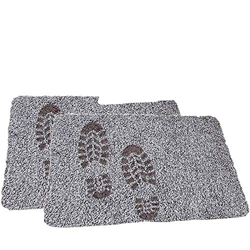 Clean Step Mat- Gray (2 Pack)