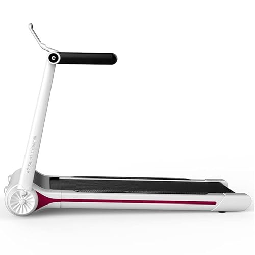 Clover Fitness - A7 - Cinta de Correr y Andar Plegable ultracompacta, Velocidad máxima 12 km/h, Pulsómetro, Superficie de Pista 40x100 cm, Potencia 2 HP, Color Blanco, 125x70x116 cm