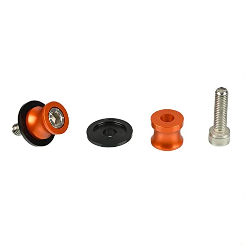 CNC Aluminio Diabolos M10*1.5 Basculante de Deslizadores Tornillos del Soporte para Duke 790 Duke 890 R 125 Duke 200 Duke 390 Duke -Naranja