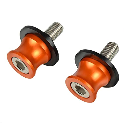 CNC Aluminio Diabolos M10*1.5 Basculante de Deslizadores Tornillos del Soporte para Duke 790 Duke 890 R 125 Duke 200 Duke 390 Duke -Naranja