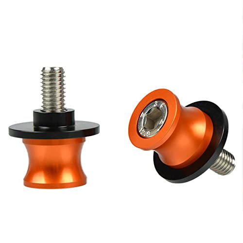 CNC Aluminio Diabolos M10*1.5 Basculante de Deslizadores Tornillos del Soporte para Duke 790 Duke 890 R 125 Duke 200 Duke 390 Duke -Naranja