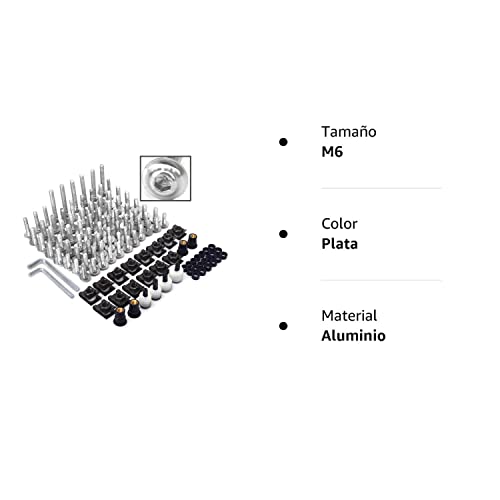 CNC Kit completo de pernos universales de aluminio mecanizado por máquina herramienta de control para carrocería de motocicleta Suzuki