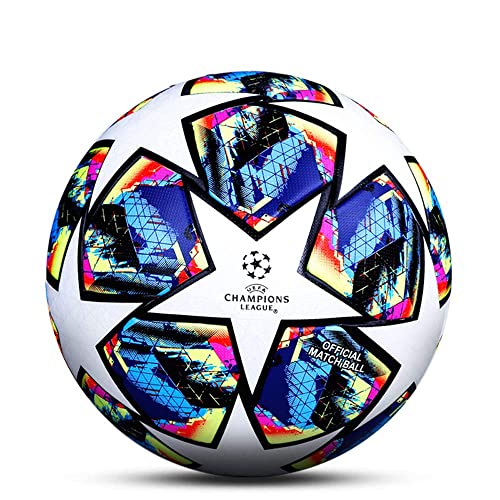 CNSTZX Balón de fútbol profesional para adultos, jóvenes y niños, balón deportivo de entrenamiento, balón recreativo para interior y exterior, balón de juego para niñas y niños pequeños (G)