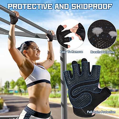 COFIT Ventilados Guantes de Gimnasio, Ligeros Guantes de Fitness de Verano Multiusos para Levantamiento de Pesas, Ciclismo, Ejercicio, Escalada y Remo