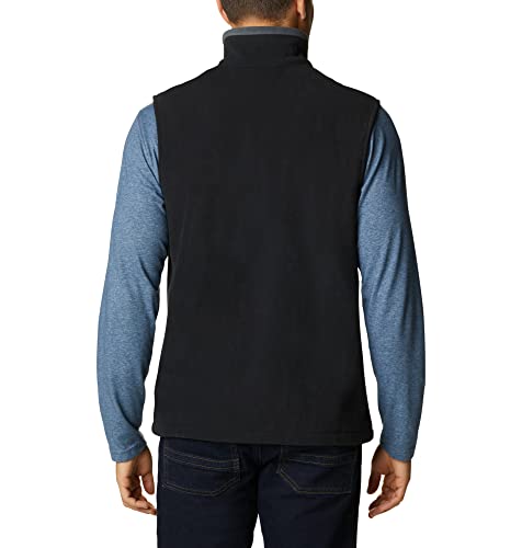 Columbia Fast Trek Fleece Vest - Chaleco para Hombre, Color Negro, Talla XL