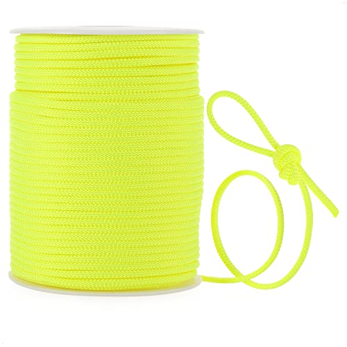 COM-FOUR® Paracord Cord Ø 4mm, 100m - Cuerda con 6 Hilos para Botes, Camping, Exterior - Cuerda de Nailon con Capacidad de Carga de 250 kg