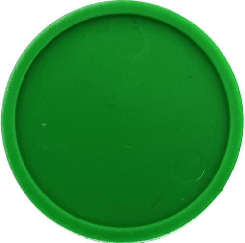 CombiCraft Moneda en blanco para casillero o carrito de la compra, tamaño 1 €, verde, diámetro 23 mm, 100 unidades