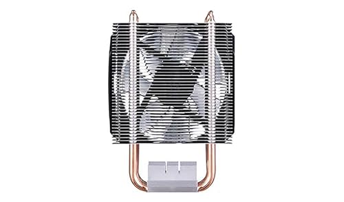 Cooler Master Hyper H412R Disipador CPU - Sistema Refrigeración Bajo Perfil, Tecnología Contacto Directo, 4 Heat Pipes Cobre, Heatsink Aluminio Compacto con Ventilador 92mm PWM, Compatible Intel y AMD