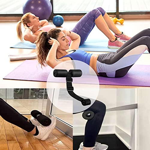 Correa Ajustable para isquiotibiales - Cinturón Ejercicio para Soporte pie para Abdominales | Material Grueso y Resistente, Equipo Entrenamiento para Curl nórdico,