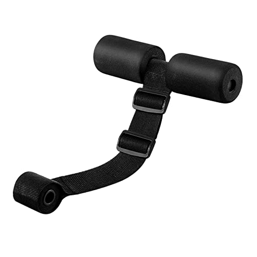 Correa Ajustable para isquiotibiales - Cinturón Ejercicio para Soporte pie para Abdominales | Material Grueso y Resistente, Equipo Entrenamiento para Curl nórdico,