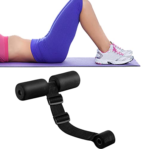 Correa Ajustable para isquiotibiales - Cinturón Ejercicio para Soporte pie para Abdominales | Material Grueso y Resistente, Equipo Entrenamiento para Curl nórdico,