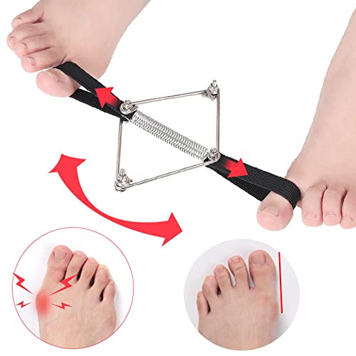 Corrector de juanetes elástico del dedo del pie enderezador del dedo del pie ejercitador para martillo dedos de los pies de yoga, uso de bienestar para mujeres y hombres, el método Pilates