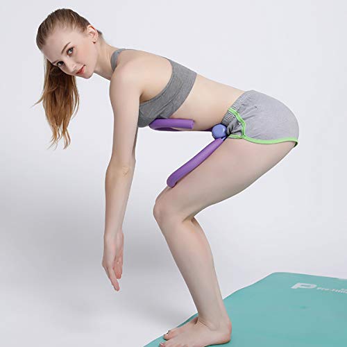 Cozlly Ejercitador de Muslos,Entrenador Interno del Muslo,Equipo para Ejercitar Muslos,Entrenador Multifuncional de piernas,para Ejercitador Ideal para Cintura,Piernas,Muslos,Caderas(Púrpura)