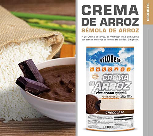 CREMA ARROZ 600 g VAINILLA- Suplementos Alimentación y Suplementos Deportivos - Vitobest