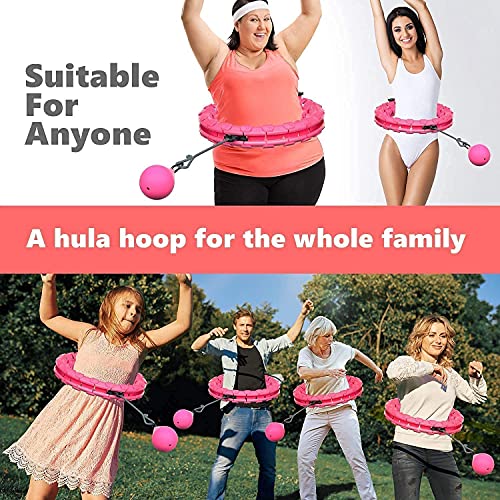 Cretee Will Not Fall - Aro de Hula Hoop Ajustable para Adultos