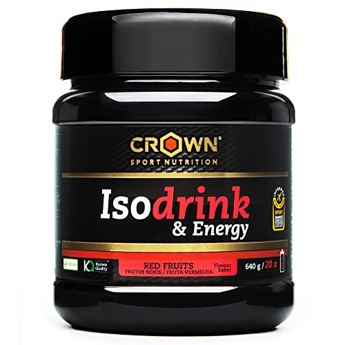 Crown Sport Nutrition Bebida Isotónica - Isotónico en polvo con carbohidratos, sales y aminoácidos. Certificación antidoping Informed Sport