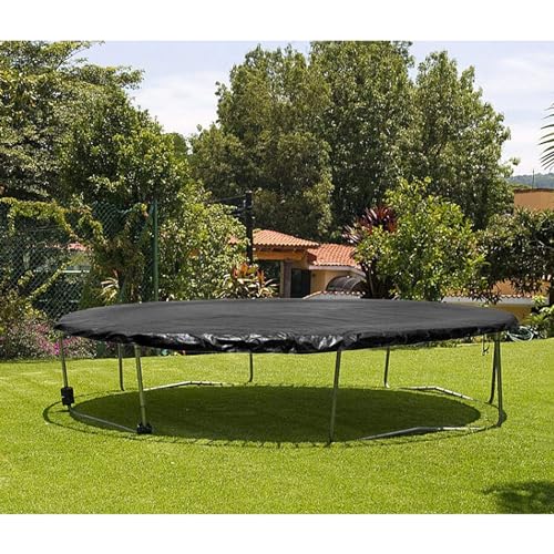 Cubierta Meteorológica De Trampolines Sombra De Sol UV Impermeable Para Lluvia De Polvo Para 6ft A 16ft Cubierta De Protección De Trampolín Materiales De PE Resistentes A La Intemperie Fijación Segura