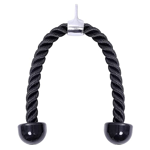 Cuerda Tríceps Cuerda para Entrenamiento Trabajos Pesados Cuerda Biceps Cuerda Tríceps Heavy Duty Desplegable Manijas Antideslizantes Cuerda Tríceps para Fitness Body Building Uso Doméstico