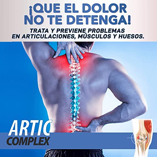 Cúrcuma Con Glucosamina, Condroitina y Colágeno, elimina el Dolor En Músculos, Articulaciones y Huesos, Potente Antiinflamatorio Con Acción Analgésica, Repara las Articulaciones, 90 Cápsulas