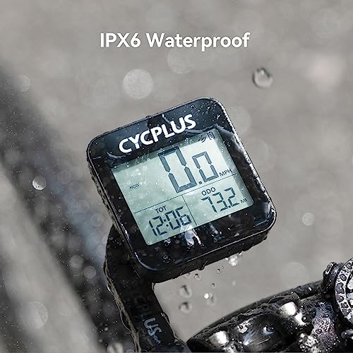 CYCPLUS G GPS Ciclismo,Velocímetro Bicicleta,Cuentakilometros Bicicleta Inalambrico,Potenciometro Ciclismo,Ciclocomputador Bicicleta,GPS Bicicleta, Impermeable IPX6,ODO