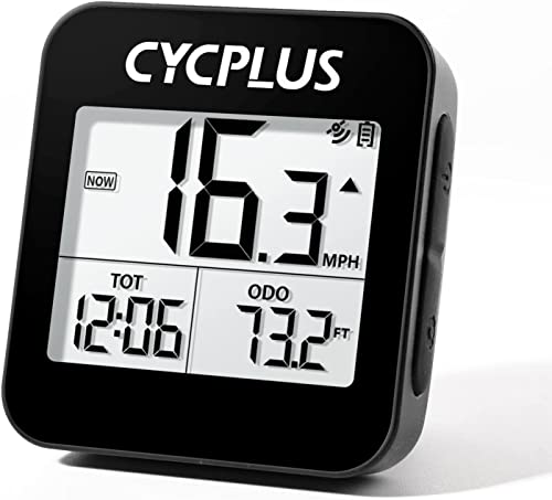 CYCPLUS G GPS Ciclismo,Velocímetro Bicicleta,Cuentakilometros Bicicleta Inalambrico,Potenciometro Ciclismo,Ciclocomputador Bicicleta,GPS Bicicleta, Impermeable IPX6,ODO