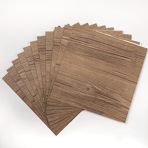 d-c-fix suelo vinilo autoadhesivo roble oscuro efecto madera - 11 losetas - impermeable, duradero, decorativo vinilico - baldosas azulejos adhesivos PVC - para cocina, baño y salón - 30,5 x 30,5 cm