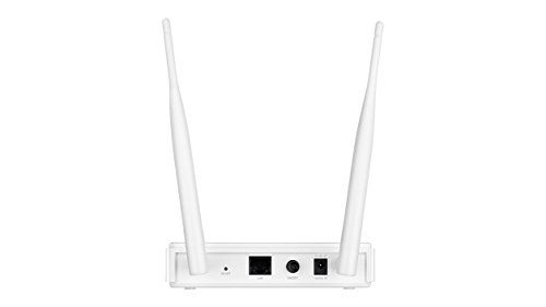 D-Link DAP-2020 - Punto de acceso WiFi N300 (802.11n/g/b hasta 300 Mbps, 2.4 GHz, 1 puerto Ethernet RJ-45 10/100 Mbps, WPA2, WPS, QoS, 2 antenas externas extraíbles de 5dBi), blanco