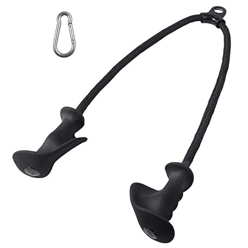 DASKING Cuerda Ergonómica para Tríceps con Empuñadura de Goma, Accesorio para Máquina de Cable con Mango Antideslizante para Ejercicio de Tríceps, Entrenamiento Muscular - Equipos de Gym Fitness