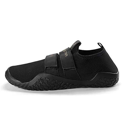 Deadlift Shoes Cross-Trainer|Zapato Descalzo y Minimalista|Zapatos de Fitness Negro 44 EU