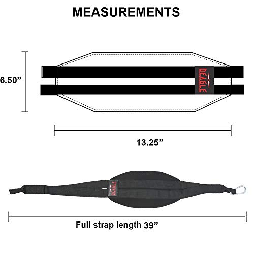 Deagle Sports Correas de abdominales para barra de dominadas para hombres y mujeres, correas colgantes para abdominales y levantamientos, equipo de entrenamiento abdominal y banda de asistencia para