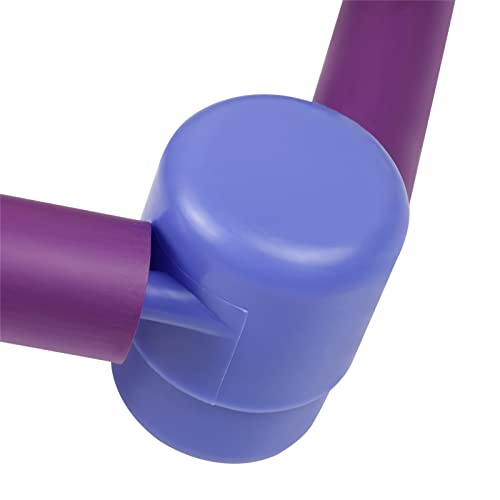 DEPORTE FANS Body Power ,Ejercitador de Muslos,Equipo de Gimnasio en Casa para Perder Peso (Purple)