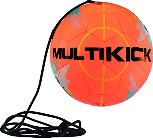 Derbystar Multikick Pro Mini 4221000790 - Balón de fútbol, Color Naranja y Amarillo, 15 cm