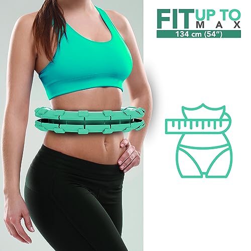 Desire Deluxe - Hula Hoop Fitness con Peso - Aro para Adelgazar y Quemar calorías